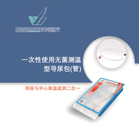 一次性使用无菌测温型导尿包