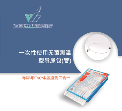 一次性使用无菌测温型导尿包